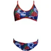 Image de Turbo Roses&skulls Bikini Blauw 4XL Vrouw