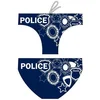 Image de Turbo Police Zwemslip Wit,Blauw M Man