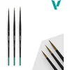 Image de Vallejo Hobbypenseel - VALB01991 Ontwerp Penselen Set - Natuurlijk Haar - Maten 0 1 en 2 Penseel