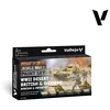 Image de Vallejo val70208 - Model Color - WWII Desert British & German Armour & Infantry Set 6 x 18 ml
