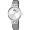 Image de Festina F20597/1 Dames Horloge - Mineraalglas - Roestvrijstaal/Staal - Zilverkleurig - Ø 30.5 mm - Quartz - Vouw/Vlindersluiting - 5 ATM (douchen)