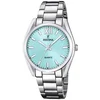 Image de Festina F20622/D Dames Horloge - Mineraalglas - Roestvrijstaal/Staal - Zilverkleurig - Ø 37 mm - Quartz - Vouw/Vlindersluiting - 5 ATM (douchen)