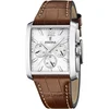 Image de Festina heren chronograaf bruine leder band