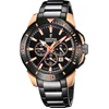 Image de Festina F20645/1 Heren Horloge - Chronograaf - Mineraalglas - Roestvrijstaal/Staal - Rosé goudkleurig - Ø 47 mm - Quartz - Vouw/Vlindersluiting
