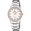 Image de Festina dames horloge solar energy stalen band bicolor  kast