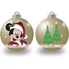 Image de Kerstbal Mickey Mouse Happy smiles 10 Stuks Rood Plastic (Ø 6 cm)