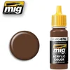 Image de AMMO MIG Hobbyverf Acrylverf - MIG 0076 Brown Soil - Acryl Verf flesje - 17 ml