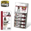 Image de AMMO MIG Hobbyverf Acrylverf - MIG 7020 Winter Uniforms - Acryl Set Verf set - 4x 17 ml