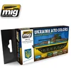 Image de AMMO MIG Hobbyverf Acrylverf - MIG 7125 Ukraine ATO Colors - Acryl Set Verf set - 6x 17 ml