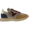 Image de Metallische nylon sneakers met gespleten leer voor dames Victoria Cosmos