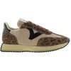 Image de Dierenprint nylon sneakers en gescheurd leer voor dames Victoria Cosmos
