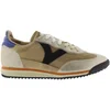 Image de Metallische nylon sneakers met gespleten leer voor dames Victoria Saturno