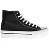 Image de Zwarte Canvas Sneaker Plateau maat 36