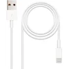 Image de Lightning Cable NANOCABLE 10.10.0402 (1 m) White