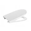 Image de Roca ONA Duroplast Toiletbril - Wit met RVS Scharnieren