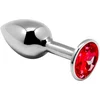 Image de Anal Plug with Red Jewel Size M