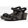 Image de Panama Jack Julia Basics B1 sandalen met sleehak zwart - Maat 41