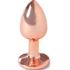 Image de SECRETPLAY TOYS | Secret Play - Metal Butt Plug Rose Gold Small Size 7 Cm