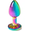 Image de SECRETPLAY TOYS | Secret Play - Metal Butt Plug Rainbow Small Size 7 Cm