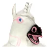 Image de Fiestas Guirca Verkleedmasker Eenhoorn Latex Wit/roze One-size