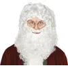 Image de Pruik met baard Kerstman luxe