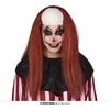 Image de Fiestas Guirca - Pruik clown bruin haar kaal hoofd - Halloween Pruik - Halloween accessoires - Halloween outfit - Pruiken - enge pruiken