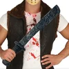 Image de Halloween/horror speelgoed machete - plastic - grijs - 50 cm