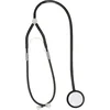 Image de Fiestas Carnaval verkleed stethoscoop - dokter/zuster - zwart - thema feest accessoires