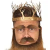 Image de Fiestas Guirca Kroon Middeleeuwse Koning Goud One-size