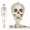 Image de Fiestas Guirca Decoratie skelet pop realistisch - Halloween/horror versiering - hangend - 160 cm