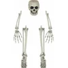 Image de Fiestas Guirca Decoratie skelet/botten set - 5-delig - Horror/Halloween kerkhof thema - huis en tuin versiering