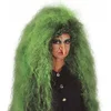 Image de Heksenpruik Groen Zwart Haar Halloween Kostuum Accessoire