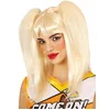Image de Damespruik Blond met Paardenstaarten en Pony - Halloween Kostuum