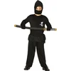 Image de Fiestas Guirca - Black Ninja child 3-4 jaar - Carnavalskleding - Carnaval - carnavalskleding 2027 - Carnaval kostuum