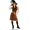 Image de Fiestas Guirca - Heks oranje (7-9 jaar) - Halloween Kostuum voor kinderen - Halloween - Halloween kostuum meisjes