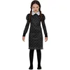 Image de Fiestas Guirca - Tuesday jurkje - 10-12 jaar - Halloween - Wednesday Addams kostuum - Wednesday jurk - Wednesday new series