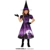 Image de Guirca - Heks & Spider Lady & Voodoo & Duistere Religie Kostuum - Paarse Heks Krietjes - Meisje - Paars, Zwart - 7 - 9 jaar - Halloween - Verkleedkleding