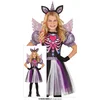 Image de Fiestas Guirca - Meisjes jurk dark unicorn 7-9 jaar (133 cm) - Carnavalskleding - Carnaval - carnavalskleding 2027 - Carnaval kostuum