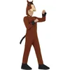 Image de Fiestas Guirca Verkleed dierenpak paard/pony - bruin - 2-delig - Carnaval kostuum - voor kinderen 140/152