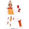 Image de Fiestas Guirca Verkleed dierenpak kip - wit - 2-delig - Carnaval kostuum - voor kinderen 122/134
