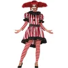 Image de Fiestas Guirca Kostuum Clown Dames Polyester Rood/wit Mt 44/46