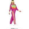 Image de Fiestas Guirca - 80-er jaren trainingspak vrouw magenta (mt M) - Carnavalskleding - Carnaval - carnavalskleding 2027 - Carnaval kostuum