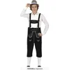 Image de Fiestas Guirca - Lederhose Tyrolean Zwart/ wit maat L (52-54) - Carnavalskleding - Carnaval - carnavalskleding 2027 - Carnaval kostuum