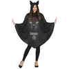 Image de Poncho kat met oren (maat M/L)