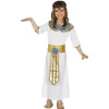Image de Fiestas Guirca Verkleed kostuum - Egyptische prinses - kinderen - wit/goud - 3-delig - Carnaval 140/152