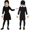 Image de Fiestas Guirca - Thursday jurkje - 122/134 (7-9 jaar) - Wednesday Addams kostuum - Wednesday jurk - Halloween Kostuum voor kinderen - Halloween - Halloween kostuum meisjes