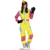 Image de Party Ski Overall Geel/Pink Dames - Maat S