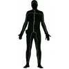 Image de Fiestas Guirca - Black Light Man - One Size Fits Most