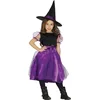 Image de Fiestas Guirca Verkleedpak Heks Junior Polyester Paars Mt 7-9 Jaar