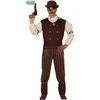 Image de Fiestas Guirca Verkleedpak Steampunk Polyester Bruin Maat M